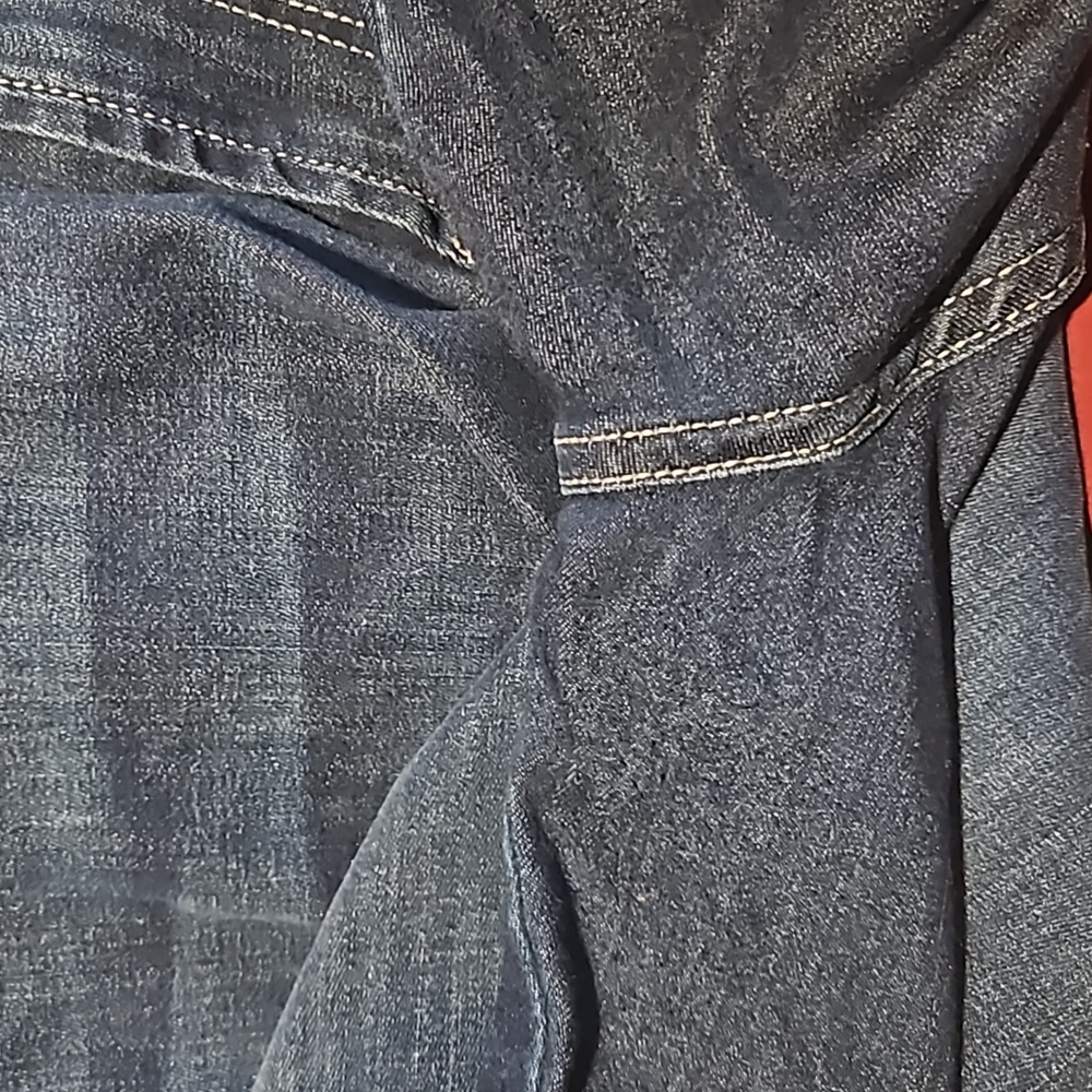 7 for all mankind Kimmie bootcut jeans b(air) denim stretch high rise size 34 - Picture 6 of 6